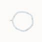 Aquamarine Gemstone Slip On Bracelet (March Birthstone)